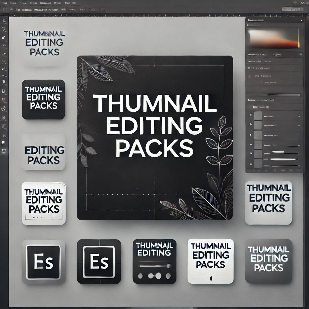 Thumbnail editing packs